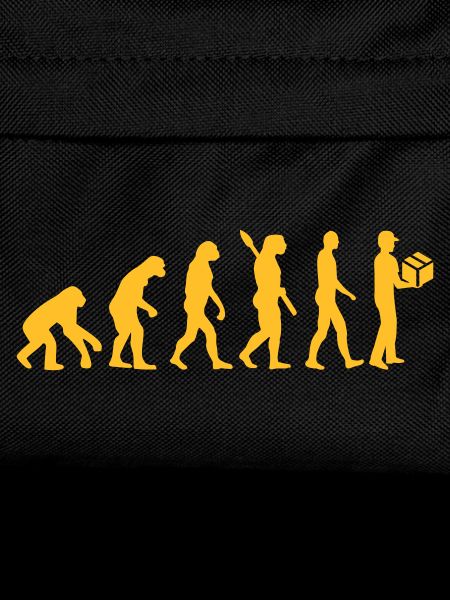 Evolution delivery man