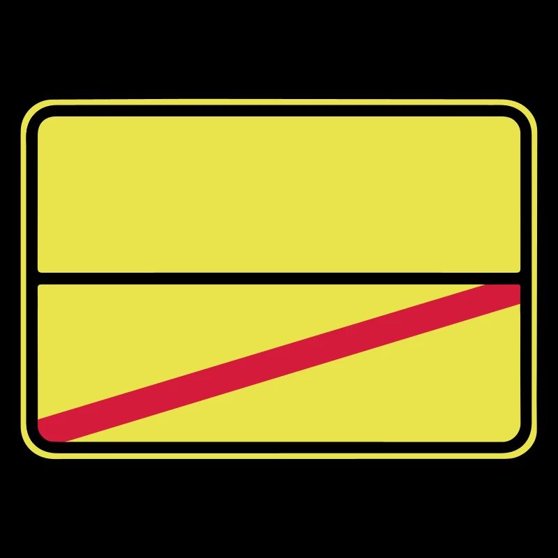 Traffic sign to be personalized with your text