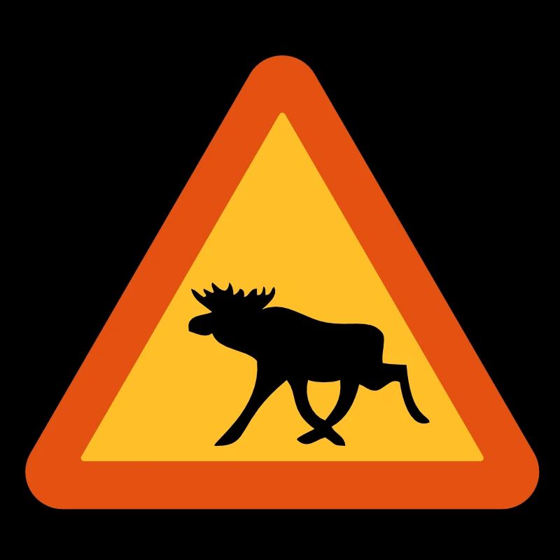 Caution Moose!