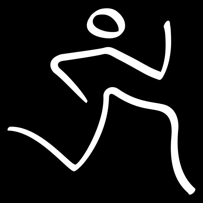Athletics Running Pictogram