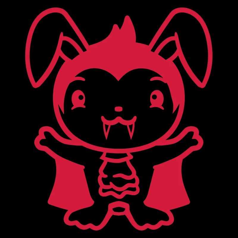 Bunny Vampire Sharp Long Teeth Halloween Costume