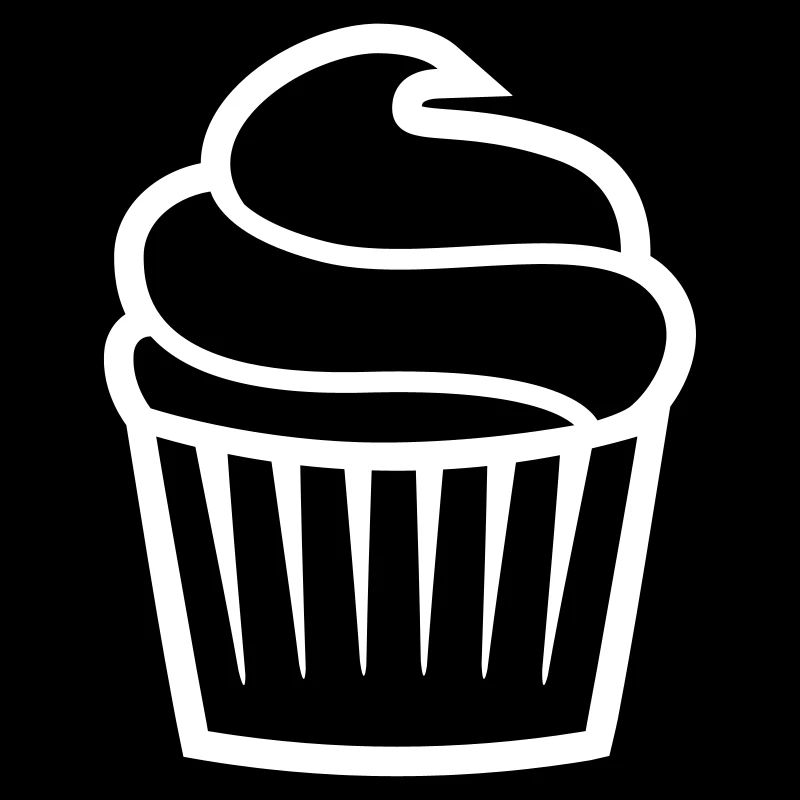 Cupcake einfarbig