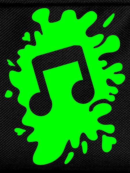 Musical note blobs