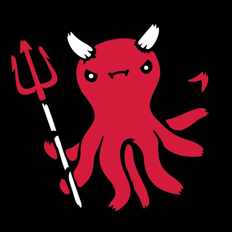 Octopus Devil Hell Satan Evil Purgatory Naughty