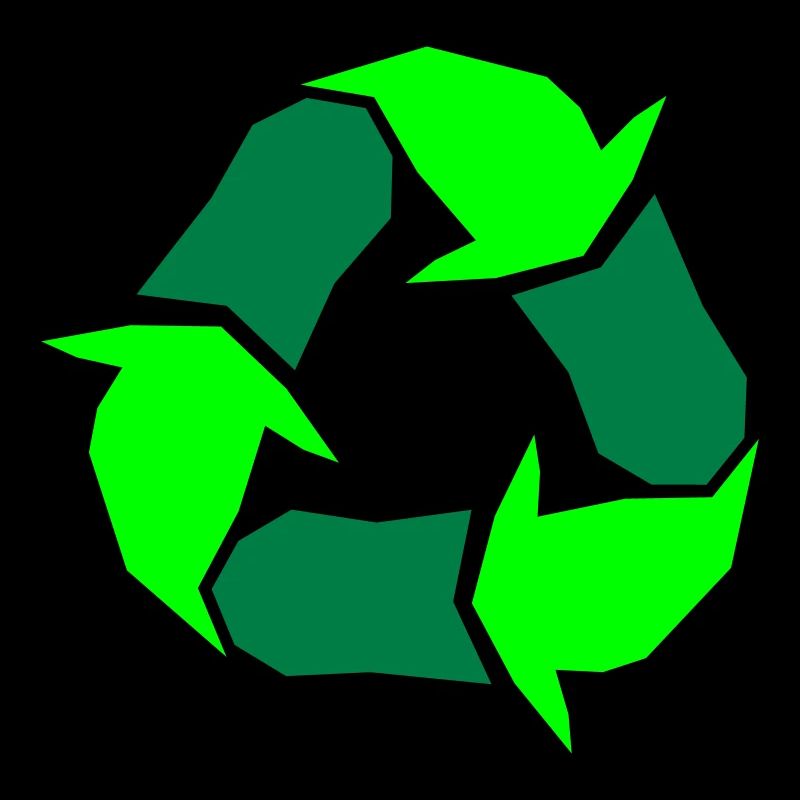 Recycling Symbol Grüne Pfeile Kreislauf Abfall