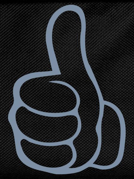 Hand thumbs up