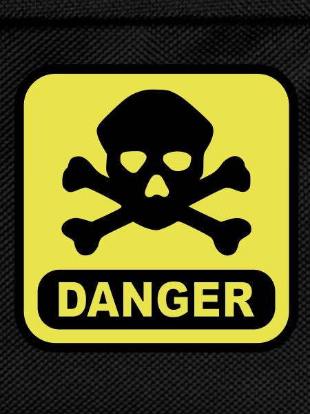Danger skull
