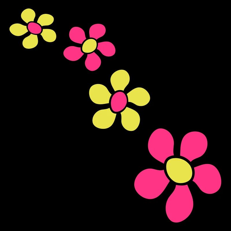 Lots of Colorful Flowers Beautiful Decorative Pattern Design