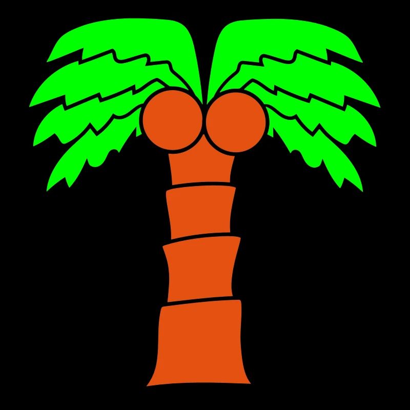 Palm Tree Island Tree Beach Holiday Coconut Sea Cool