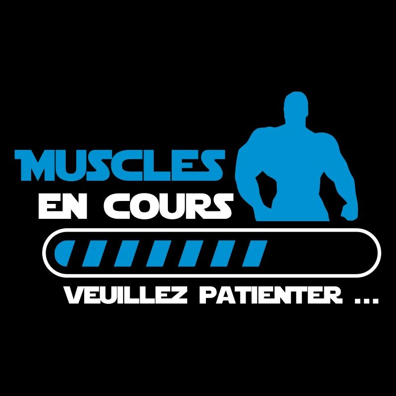 Muscles en cours ... musculation Humour marrant