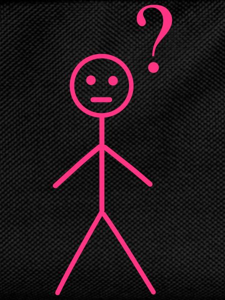 haphazard stick man