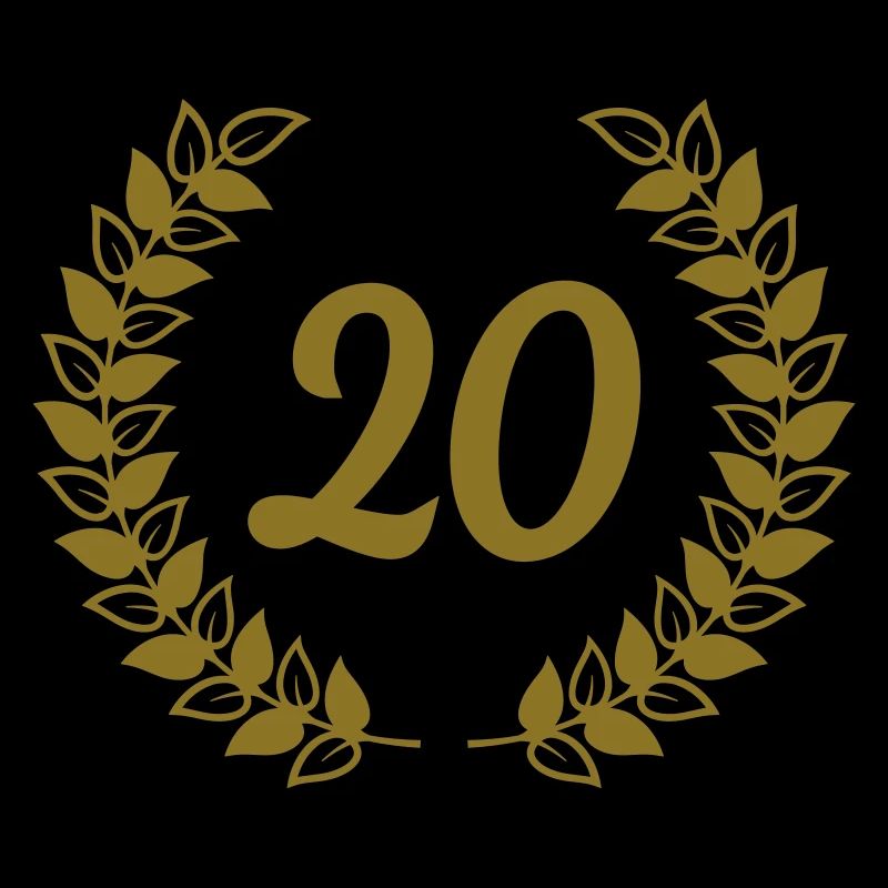 Jubiläum Geburtstag 20 zwanzig