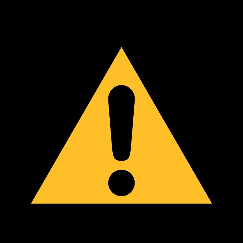 Gefahrensymbol - Allgemeine Danger (2-farbig)