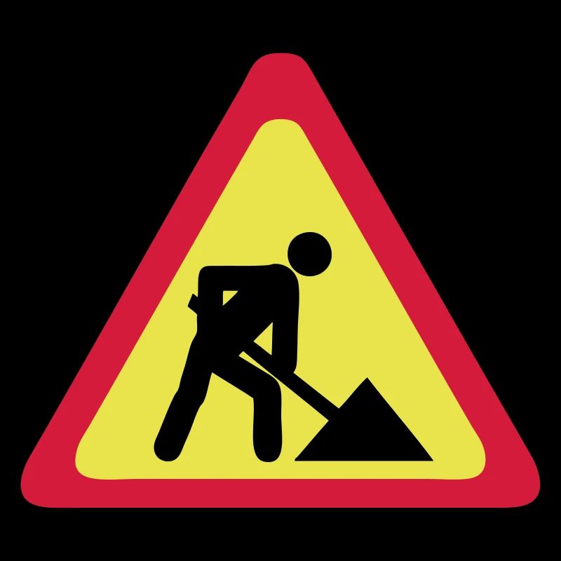 sign construction site works 2303