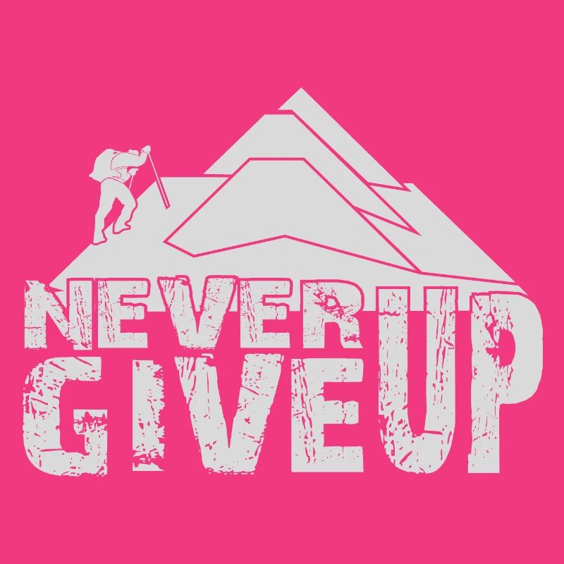 CLIMBING NEVER GIVE UP