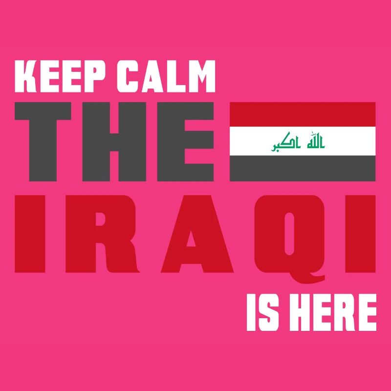 Drapeau Irak Keep Calm
