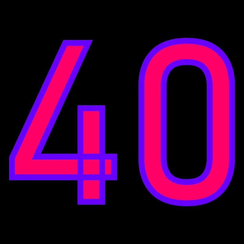 40. 40 YEARS. 40th ANNIVERSARY. 40 YEARS ANNIVERSARY.