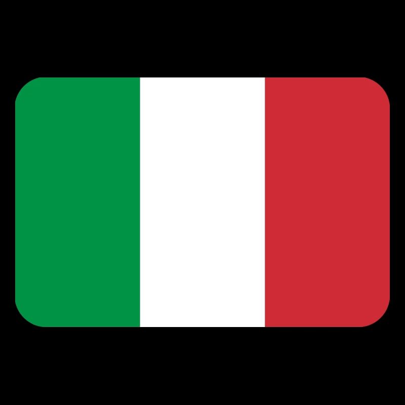 ITALY FLAG round corner 400 dpi