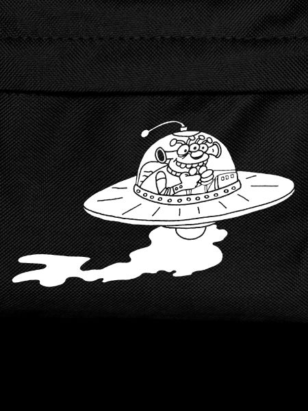 Alien Spaceship (White)
