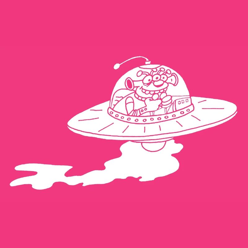 Vaisseau spatial extraterrestre (blanc)