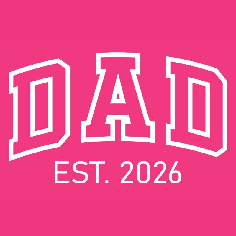 Dad est 2026 Geschenk – Perfekt für werdende Väter