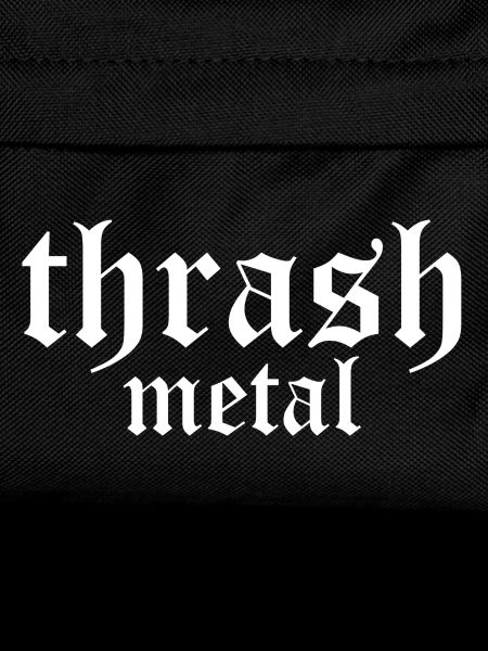 Thrash Metal Typography