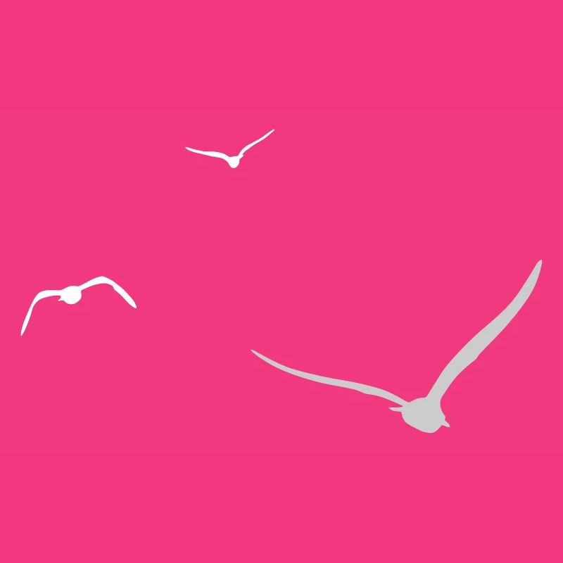Drei Möwen | Möwe | Farben einstellbar