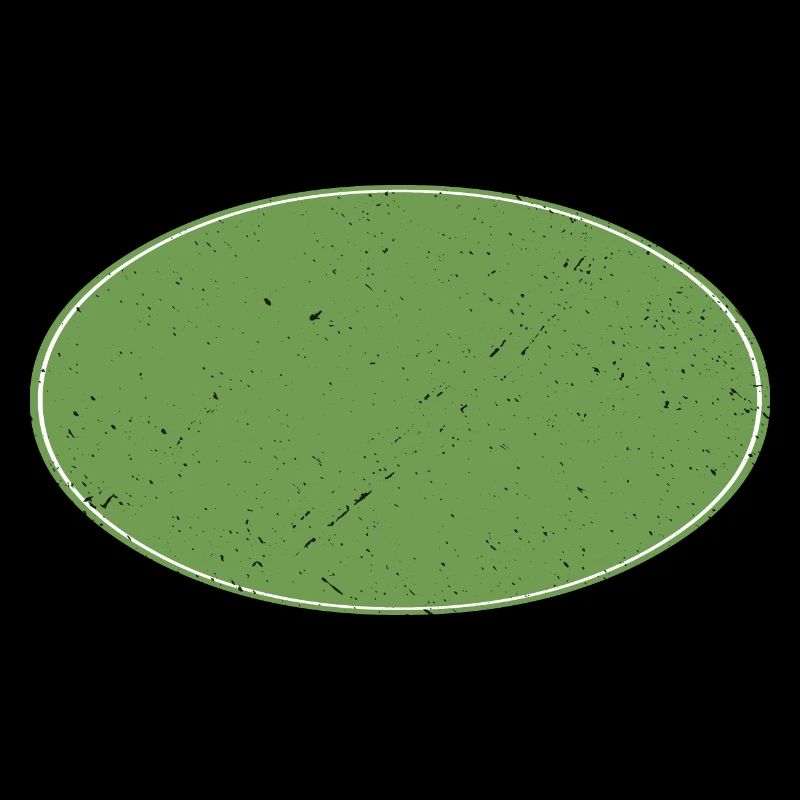 Oval background dirty green