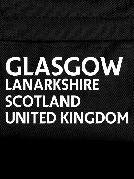 Glasgow – Scotland Textdesign