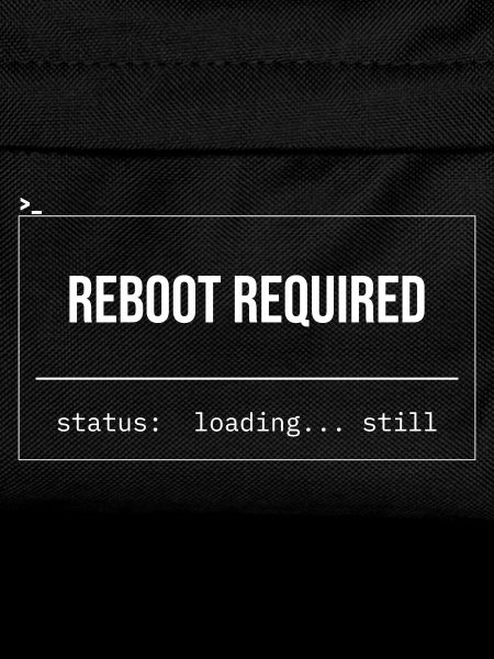 Reboot erforderlich