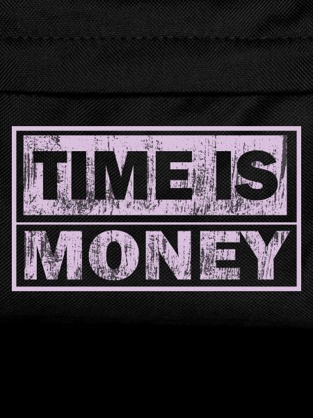 Zeit ist Geld Neon-Panel