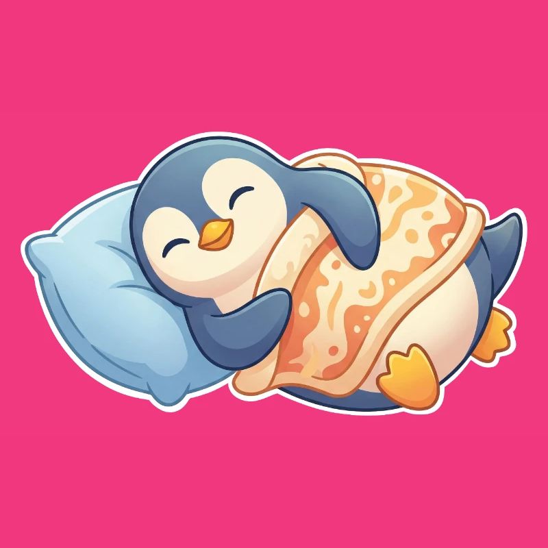 Penguin Sleeping