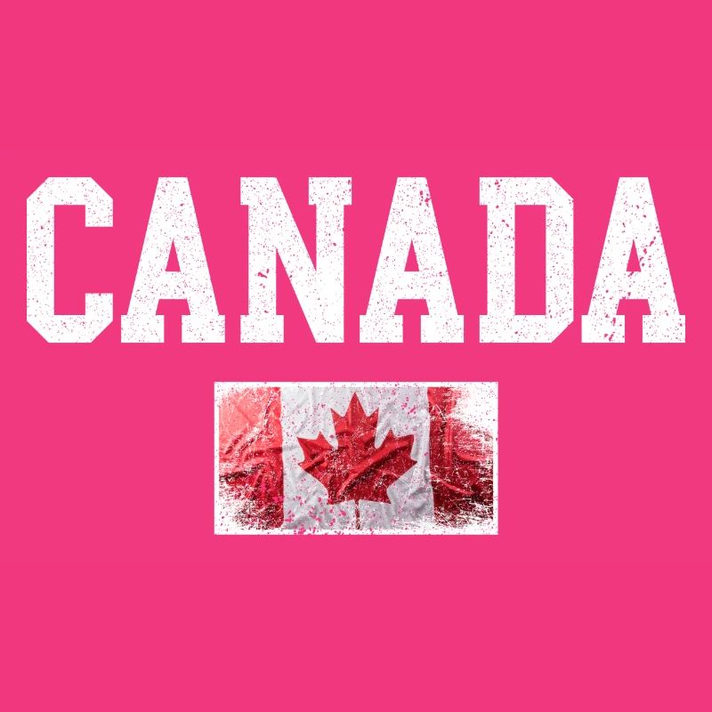 Distressed Canada Maple Flag