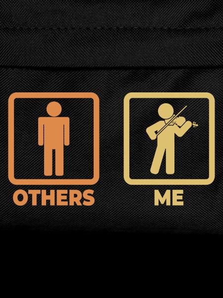 Violinist stick figure
