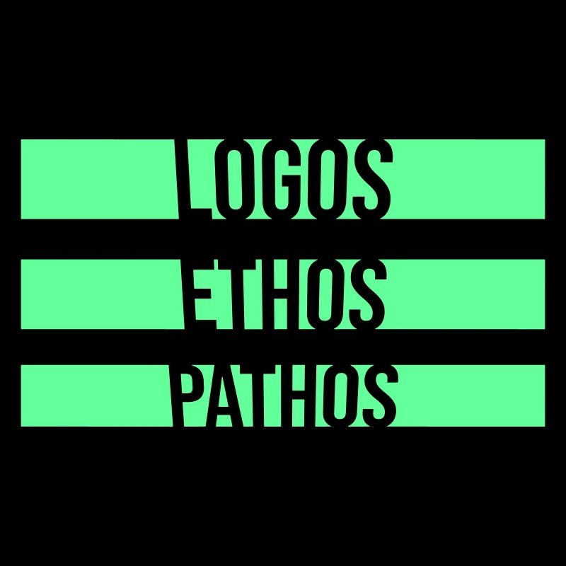 Logos Ethos Pathos Rhetorik Philosophie Student