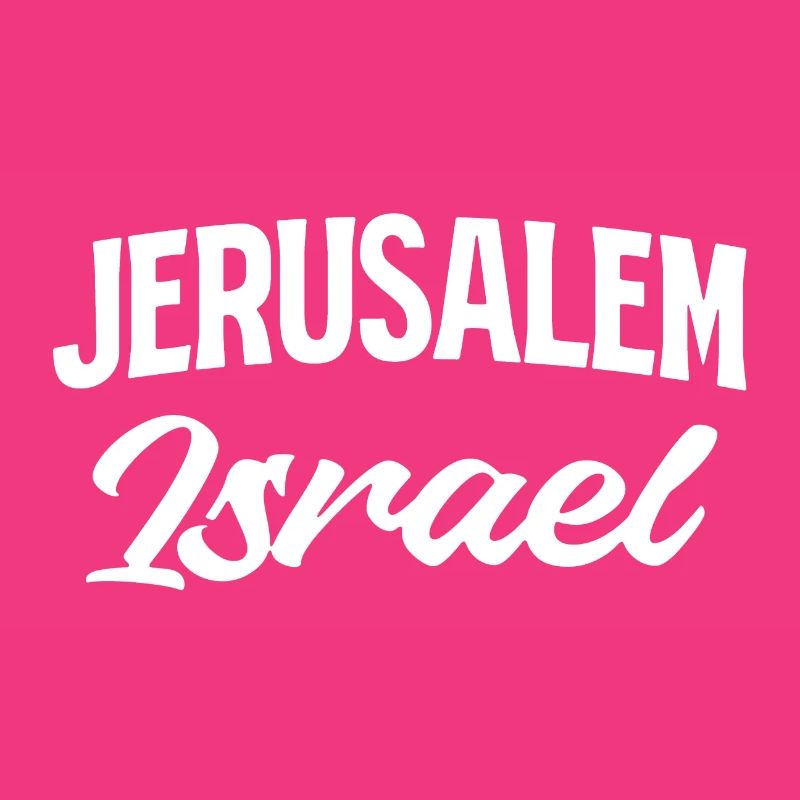 Jerusalem Israel Script Stil