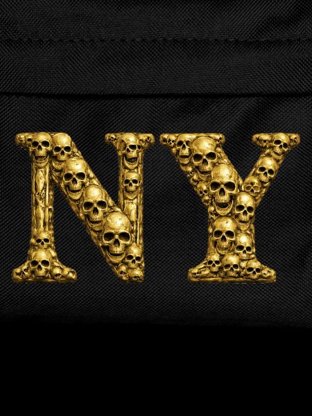Golden Skull NY Monogram
