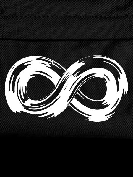 Infinity Brushstroke Loop