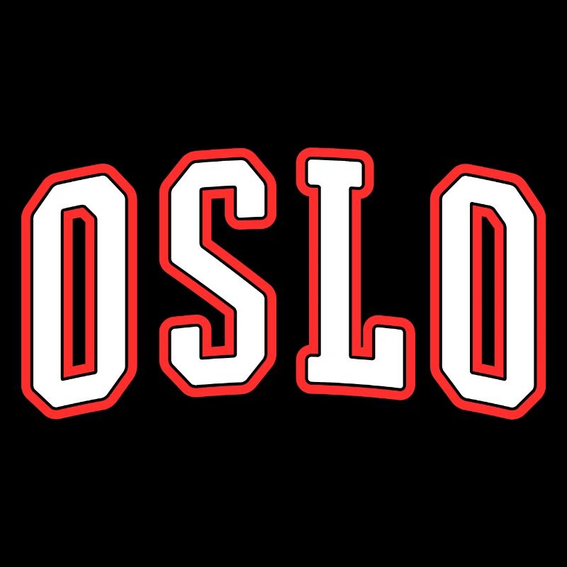 Oslo Varsity Stadtlogo Print