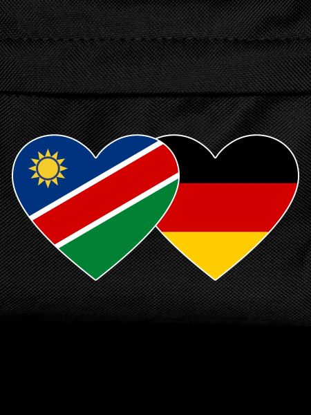 Namibia Deutschland Flagge Herz