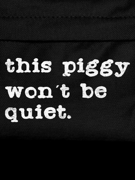 Dieses Piggy wird laut