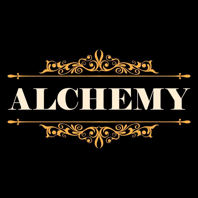 Alchemy lettering