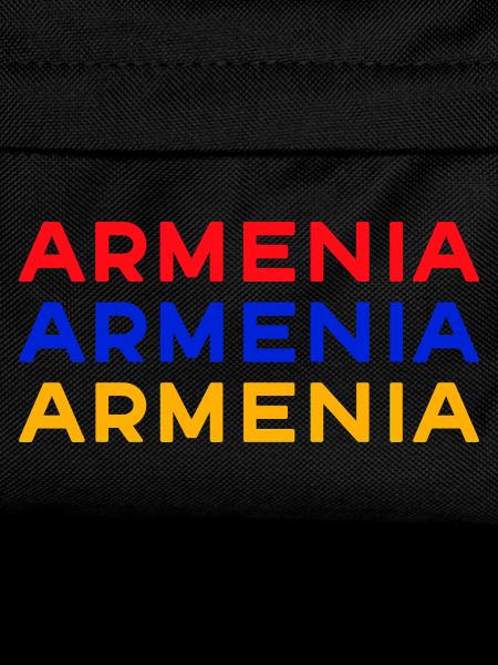Armenia Lettering Flag