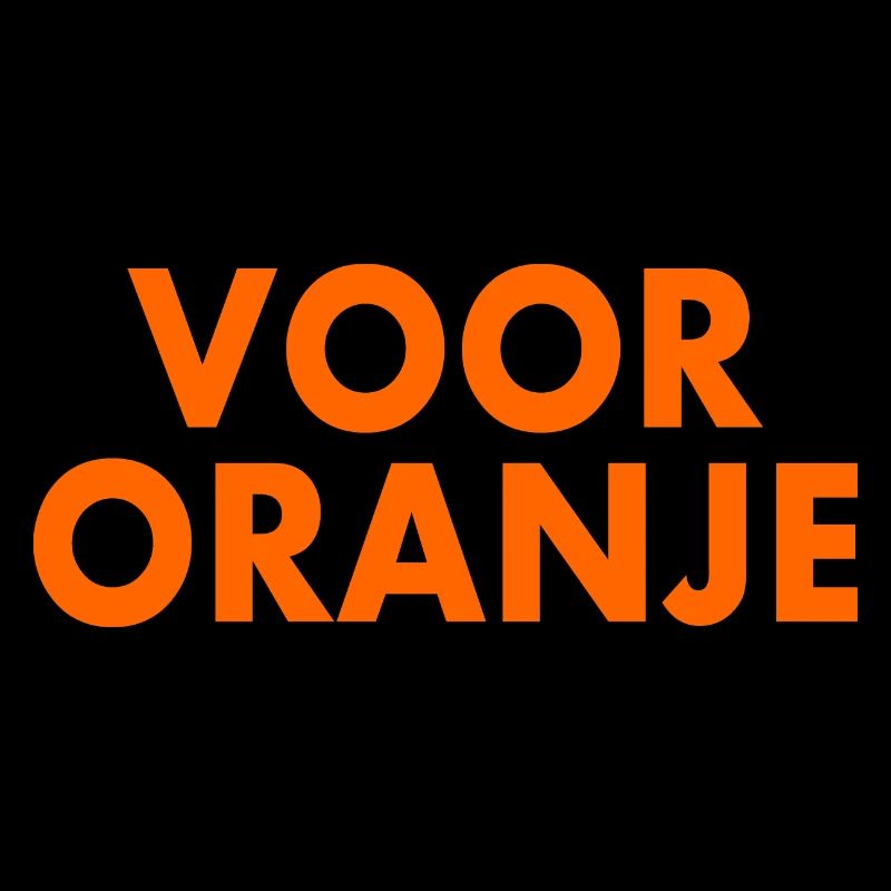 Voor oranje