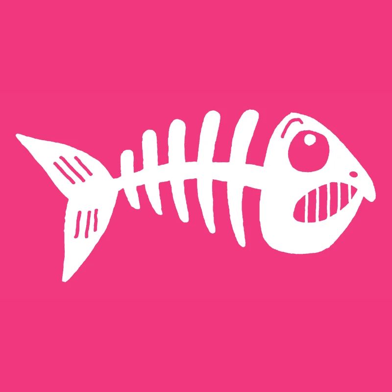 Fisch-Skelett
