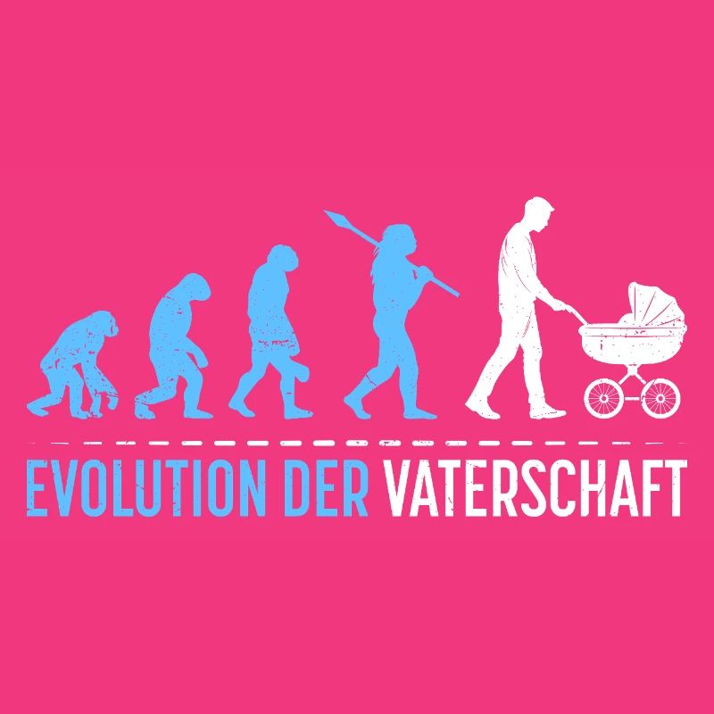 Werdender Vater EVOLUTION DER VATERSCHAFT Lustig