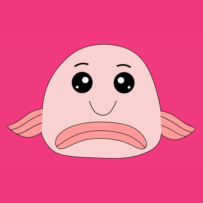 Blobfish fish comic ugly fish