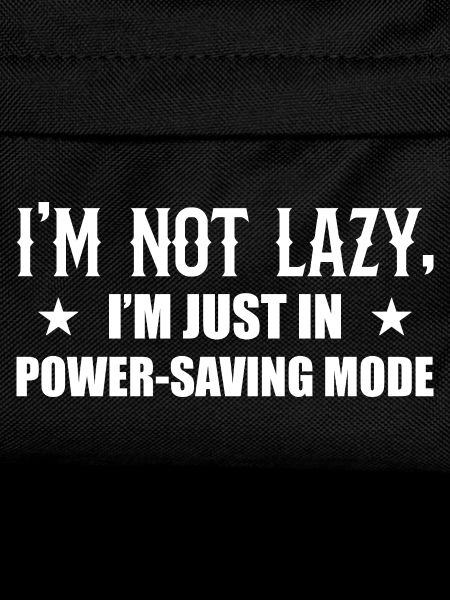 I'm not lazy economy mode