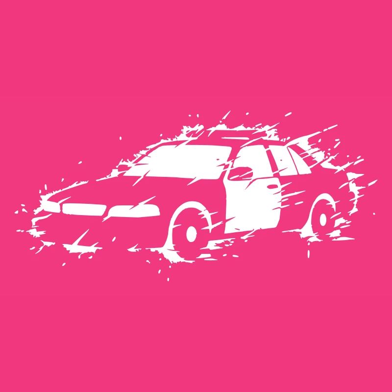 Police Car Action Explosion Vector