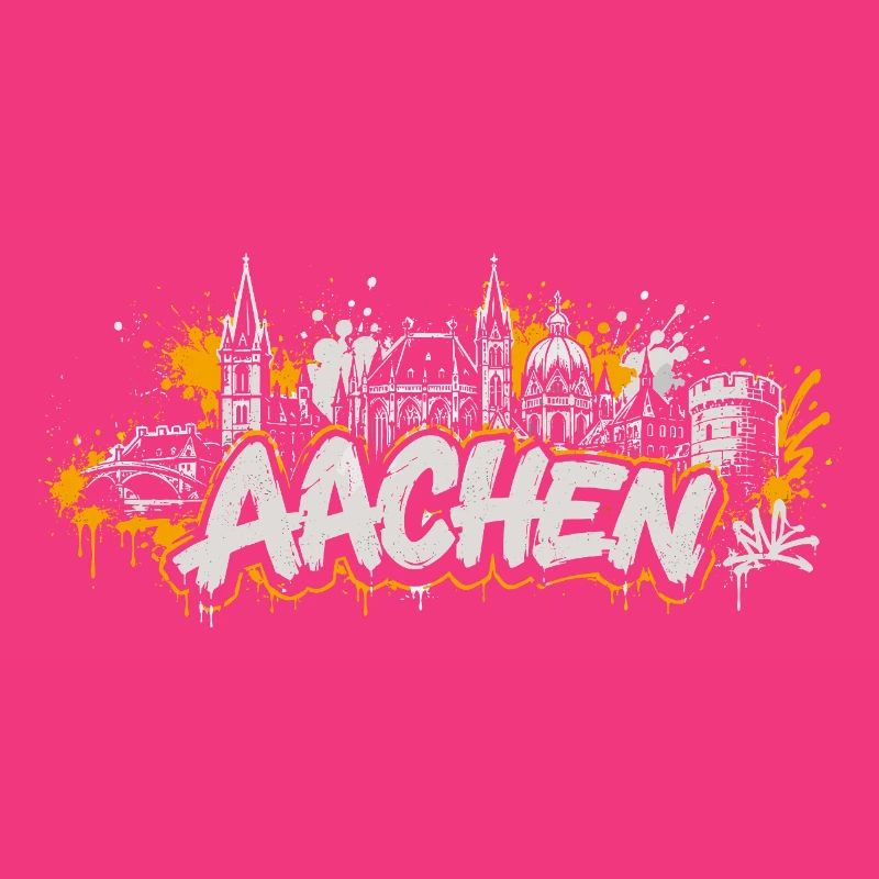 Aachen Graffiti Skyline Shirt